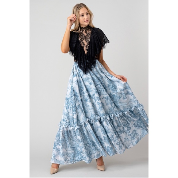 So Fancy Boutique Dresses & Skirts - 🌹NEW - TULSI Dress in Blue (NO OFFERS)